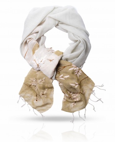 Палантин Женский ZW.EMB/TAUPE